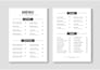 create modify redesign food menu and promotional offer card